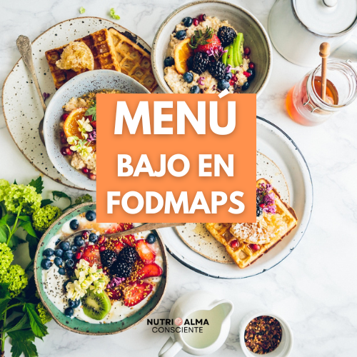 MENÚ BAJO EN FODMAPs