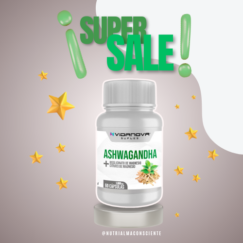 🧘‍♀️ ASHWAGANDHA + MAGNESIO: EQUILIBRIO Y VITALIDAD 🌱